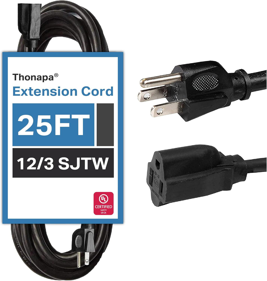 Yellow 25 Ft Heavy Duty Outdoor Extension Cord U610870