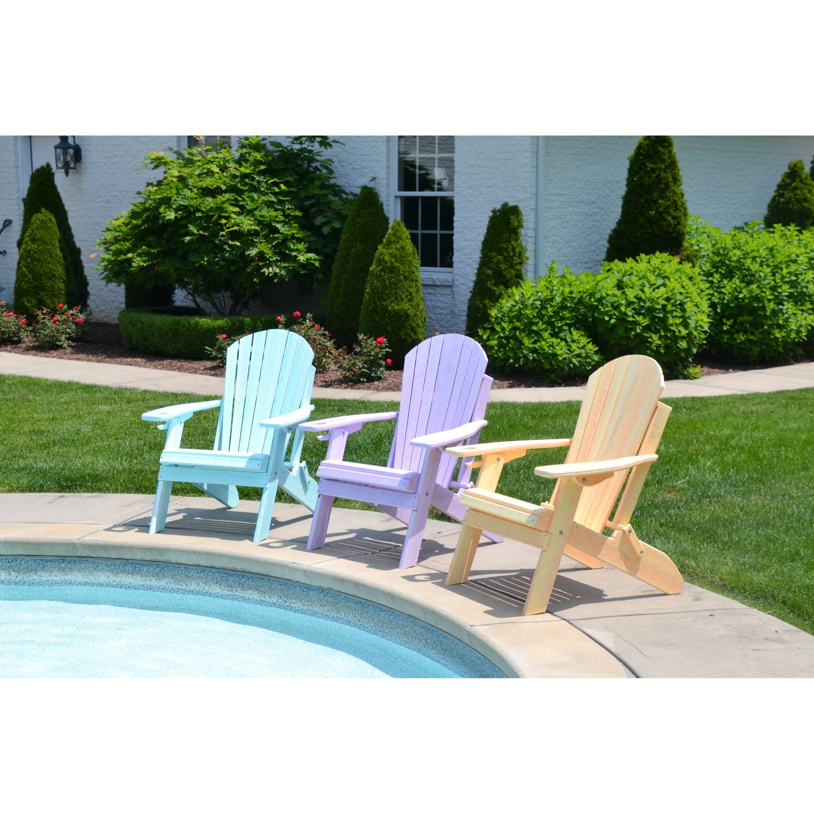 Folding Adirondack Chair Dove Gray V650