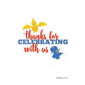 40-Pk Dinosaur Party Labels F669