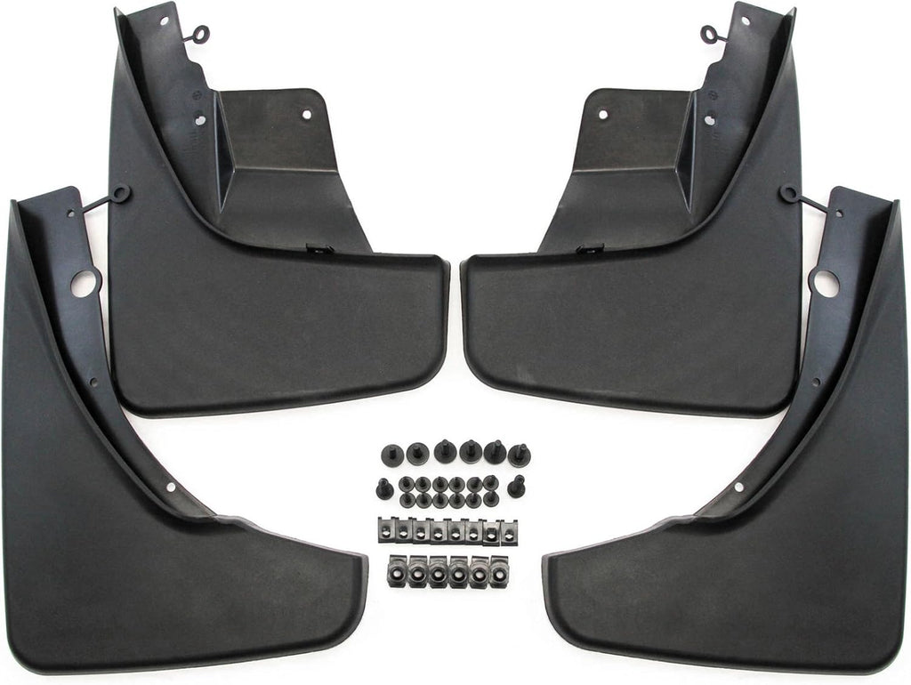 Mud Flaps Splash Guards Molded Front Rear 4pc Pack of 2 A2565