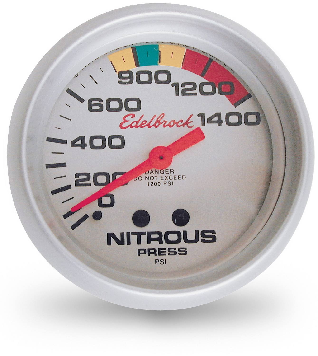 2 5/8in Nitrous Pressure Gauge 0-1400 PSI C29485