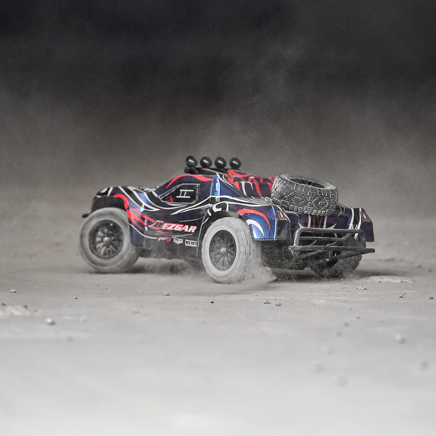 1:10 Scale 4WD Remote Control Electric Off Road RC Monster Truck with 2 Rechargeable Batteries R212