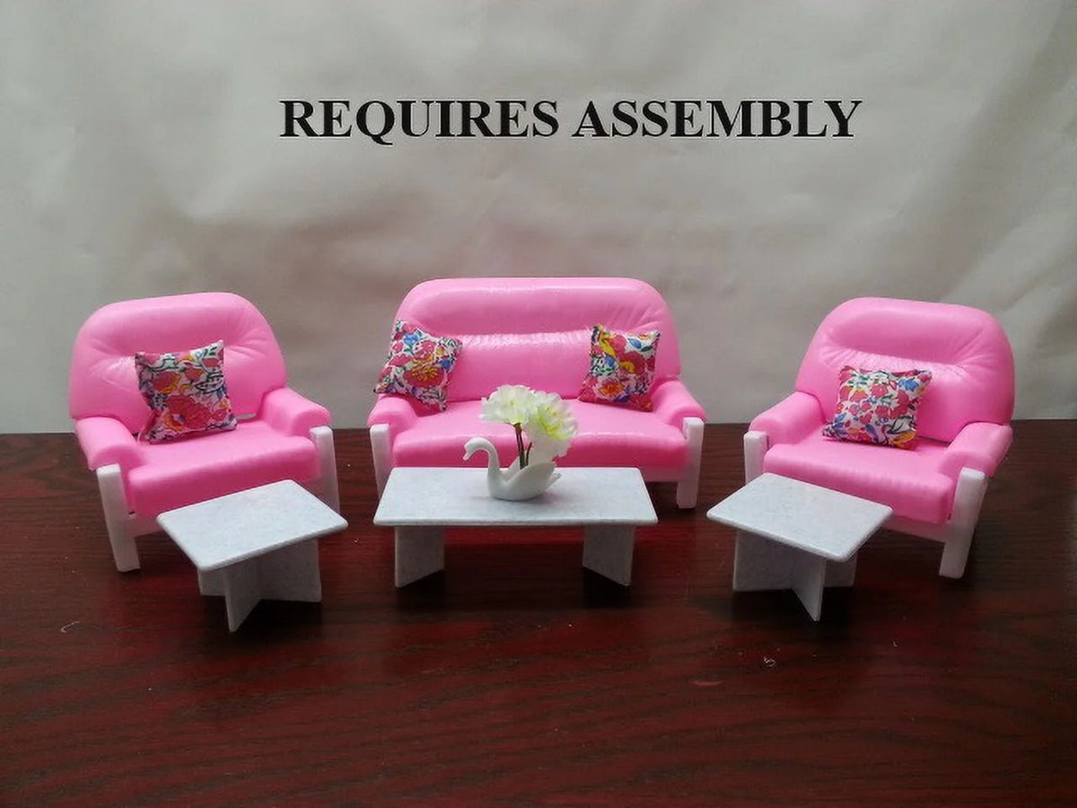 Dollhouse Furniture Living Room Set S5798