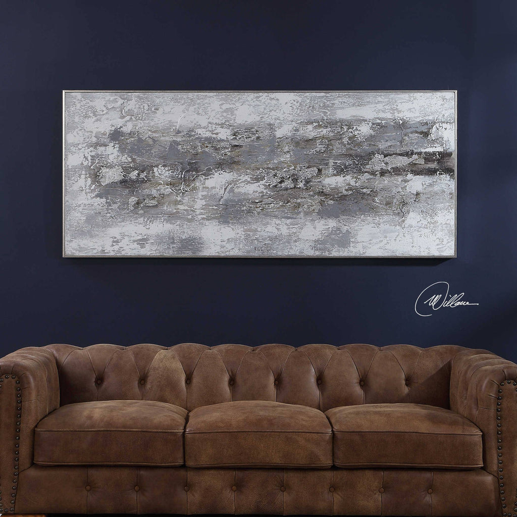 Weathered Stone Hand Painted Canvas O26320