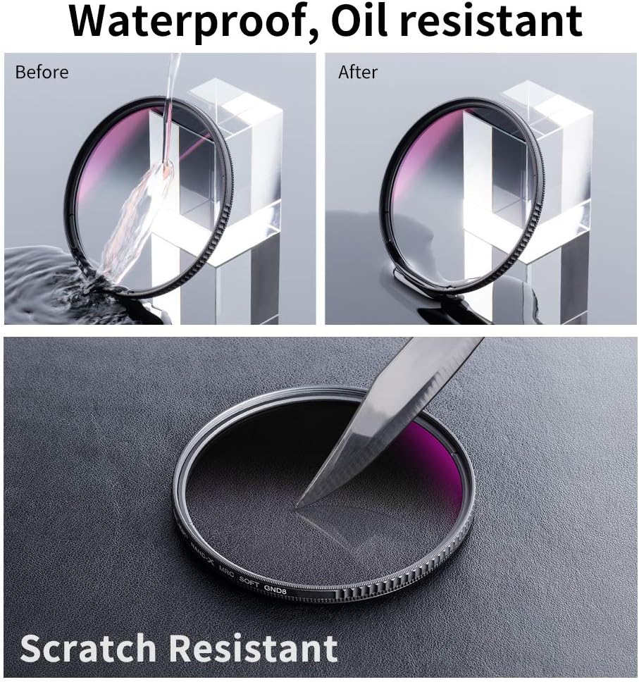 67mm 3 Stop Soft Graduated Neutral Density Lens Filter Pack of 2 M374114