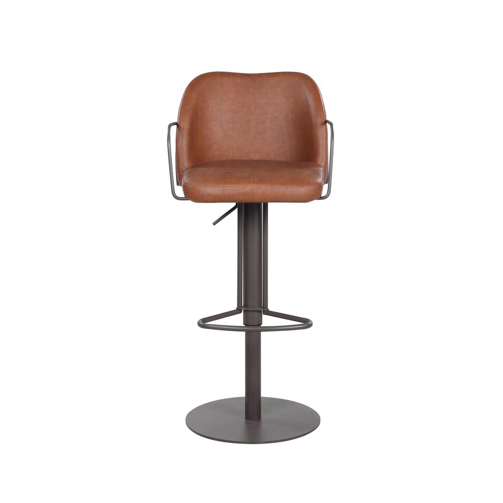 Matte Brown Finish Pneumatic-Adjustable Stool E18517