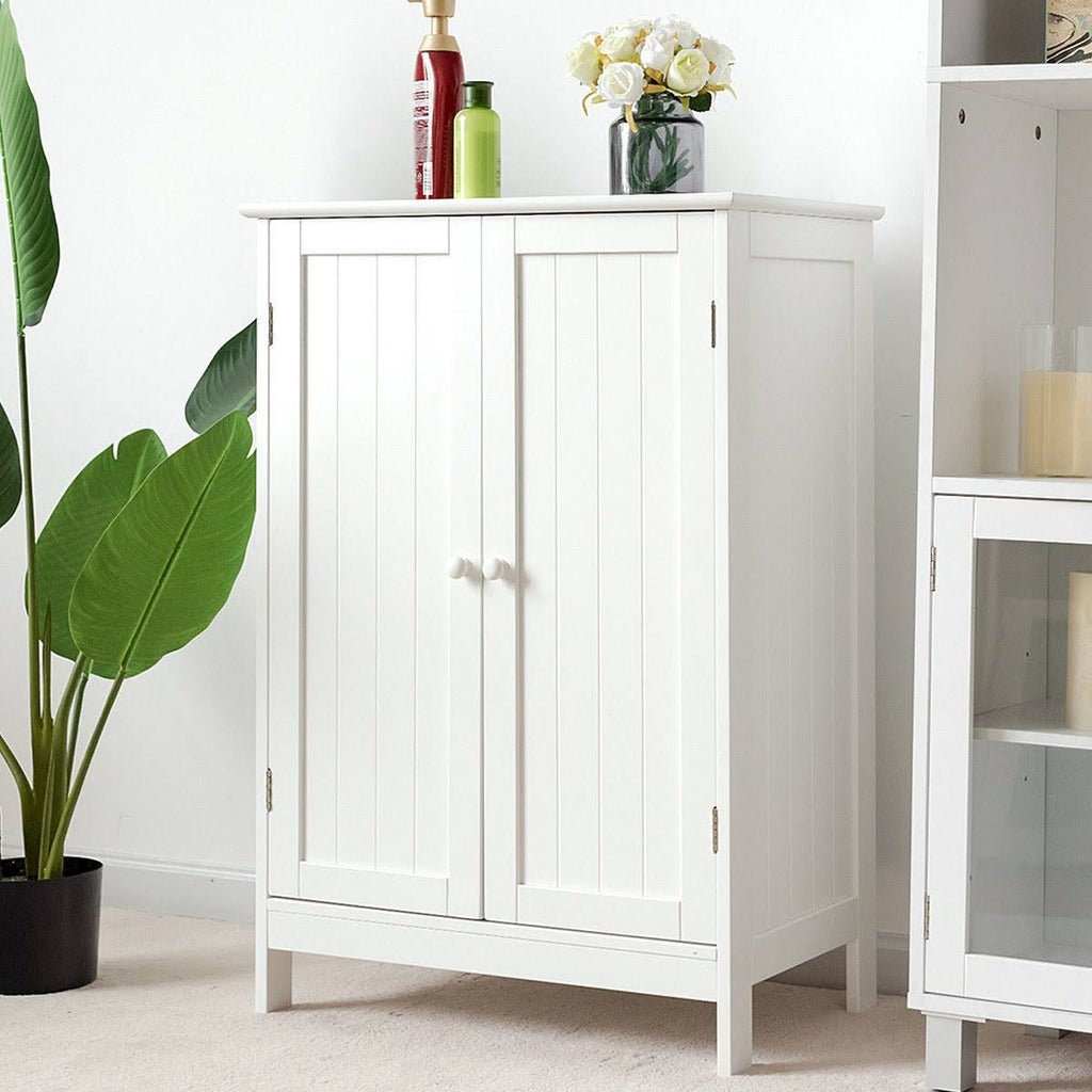 Bathroom Floor Storage Double Door Cabinet X4717