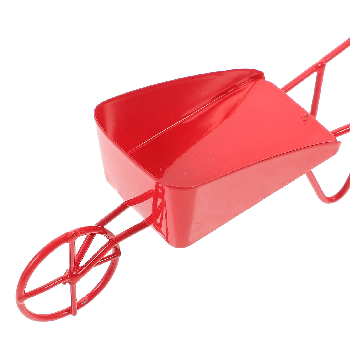 Mini Vintage Metal Wheelbarrow Prop D720355