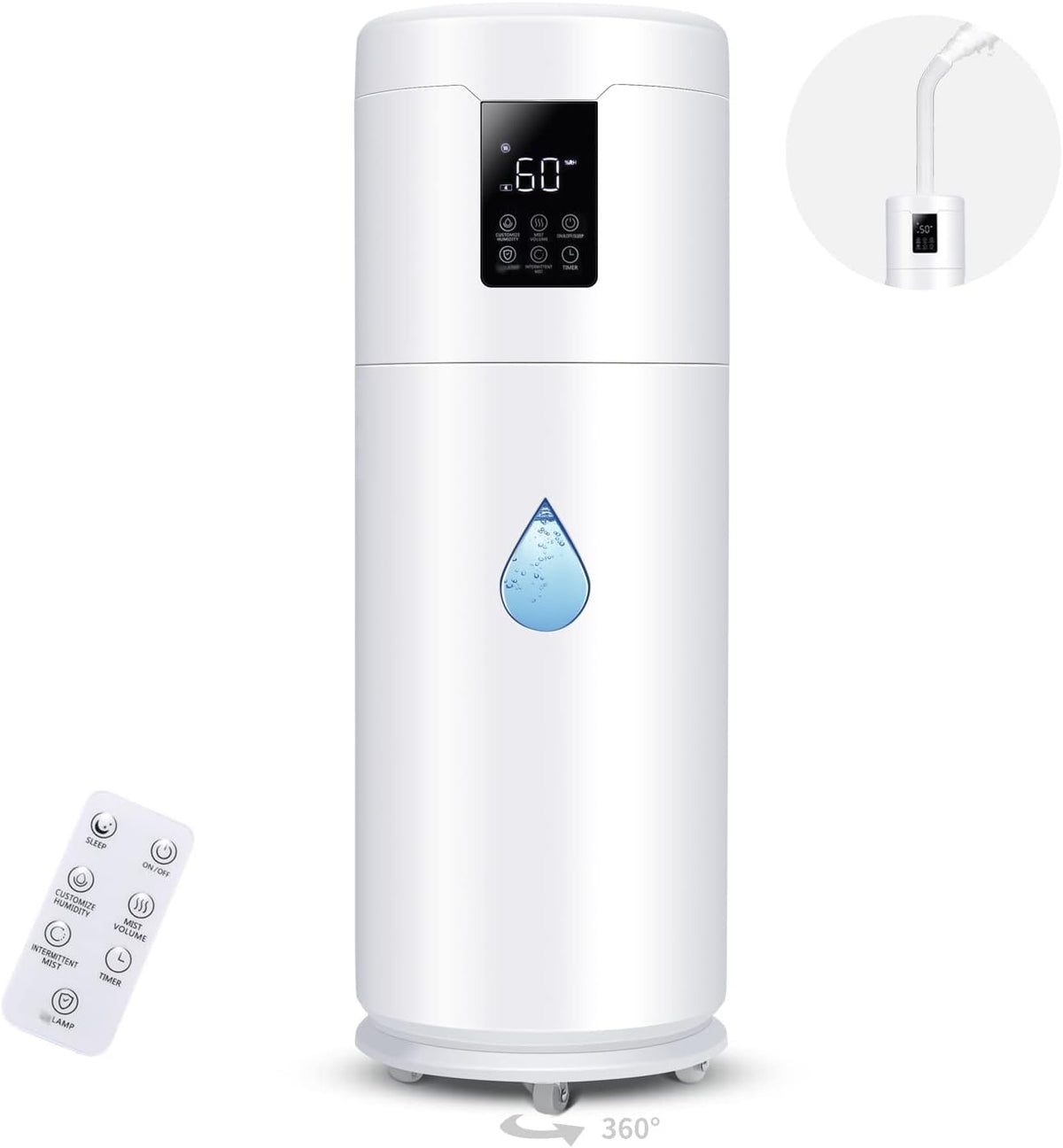 Ultrasonic Cool Mist Topfill Humidifier F355680