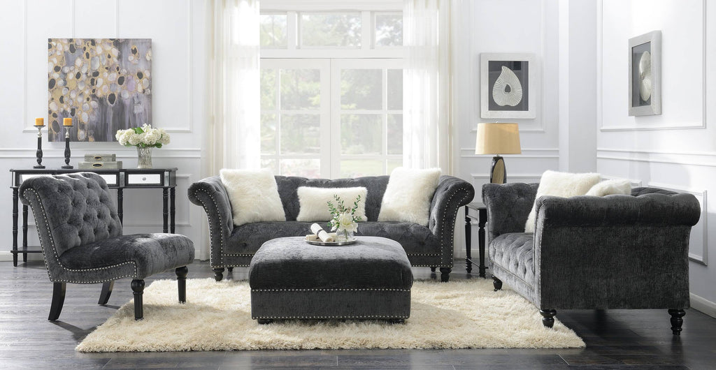 Gray Ottoman K3313
