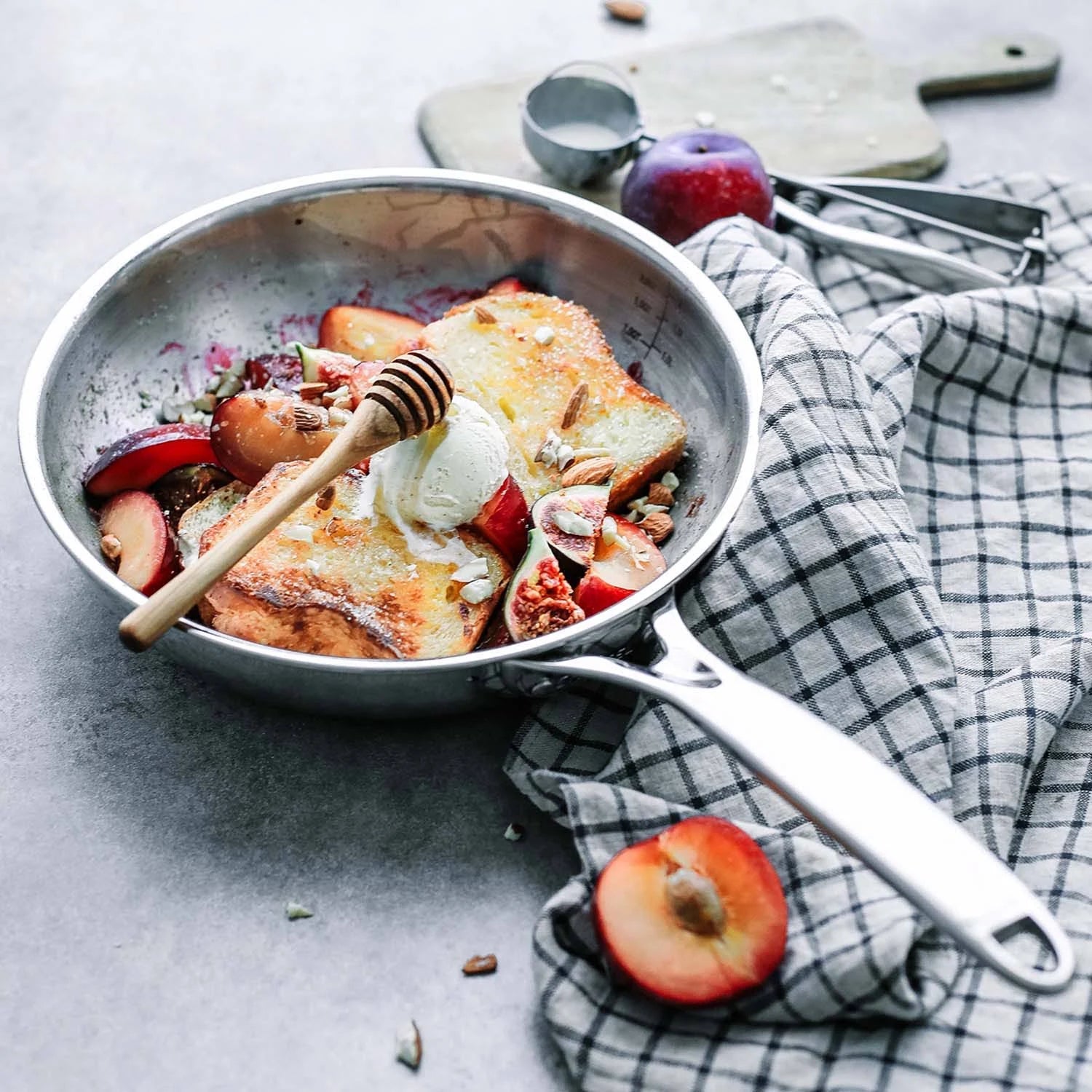6.5-Inch Stainless Steel Frying Pan W208