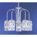 Antique White Cascade Chandelier with Crystalique-Plus G55931