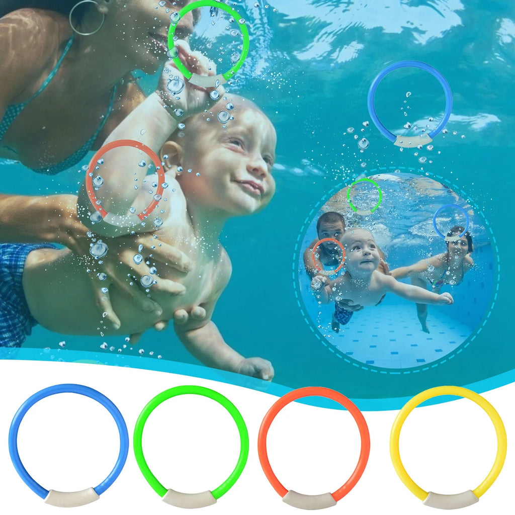 Colorful Pool Sink Ring Toy for Kids N5328