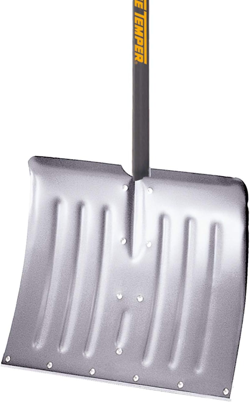 Aluminum Snow Shovel D-Grip Steel Handle, 18 Inch Pack of 2 Z647383