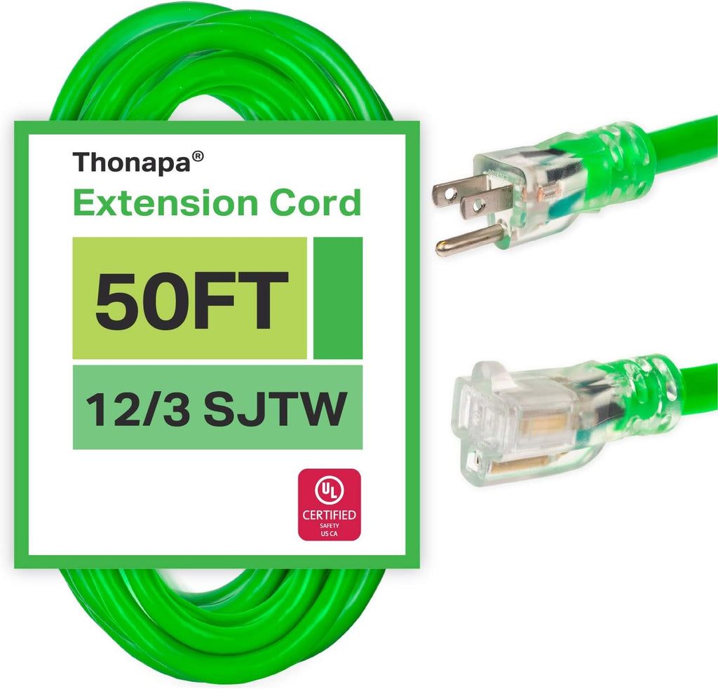 Yellow 25 Ft Heavy Duty Outdoor Extension Cord U610870