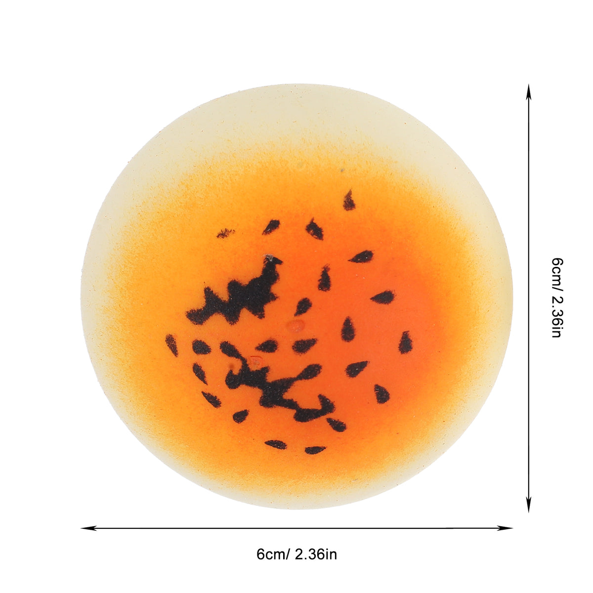 TPR Sensory Toys Simulated Egg Yolk Cake Slow Rebound R25955