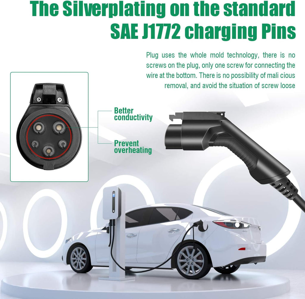 40A EV Charger Level 2 Station with 20ft Charging Cable G7247