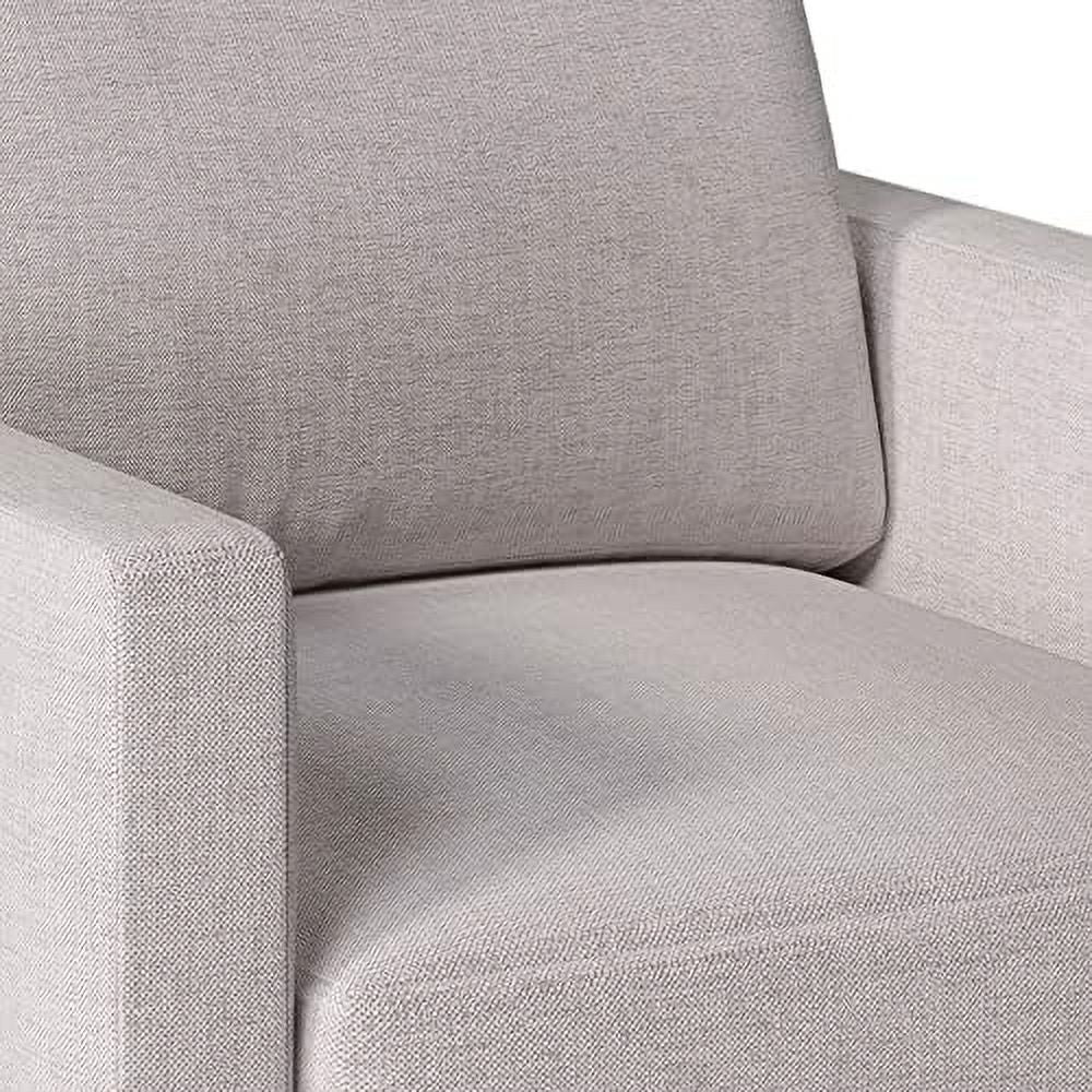Blue Linen Tufted Recliner Single Sofa K4456