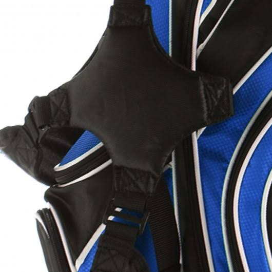 Blue Golf Stand Cart Bag with 6-Way Divider X472730