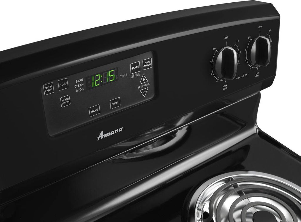 30-Inch 4.8 Cu. ft. Single Oven Free-Standing Electric Range with Storage Drawer Black P65095