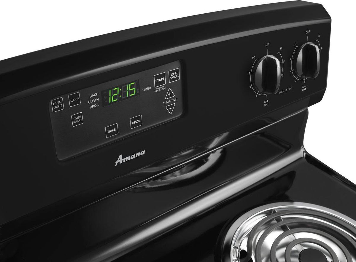30-Inch 4.8 Cu. ft. Single Oven Free-Standing Electric Range with Storage Drawer Black P65095
