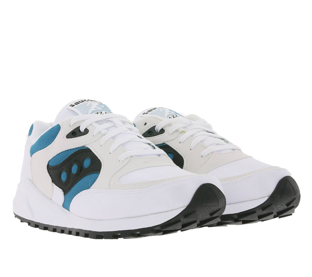 White / Turquoise Jazz Sneakers A182470