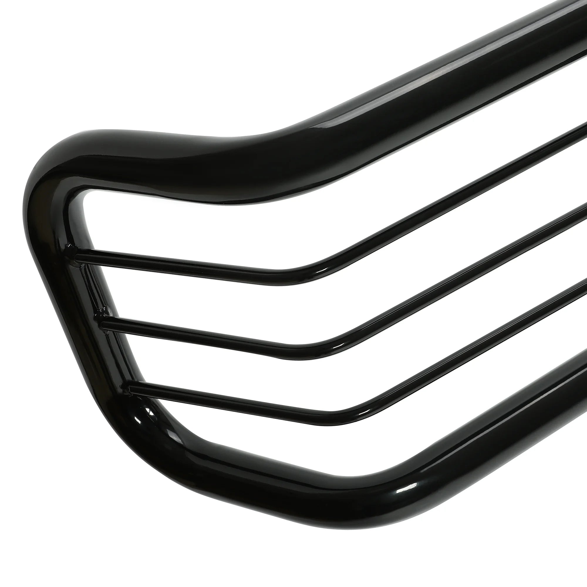Front Grille Brush Guard for Pickup Truck Powder Coated Black Steel K7331