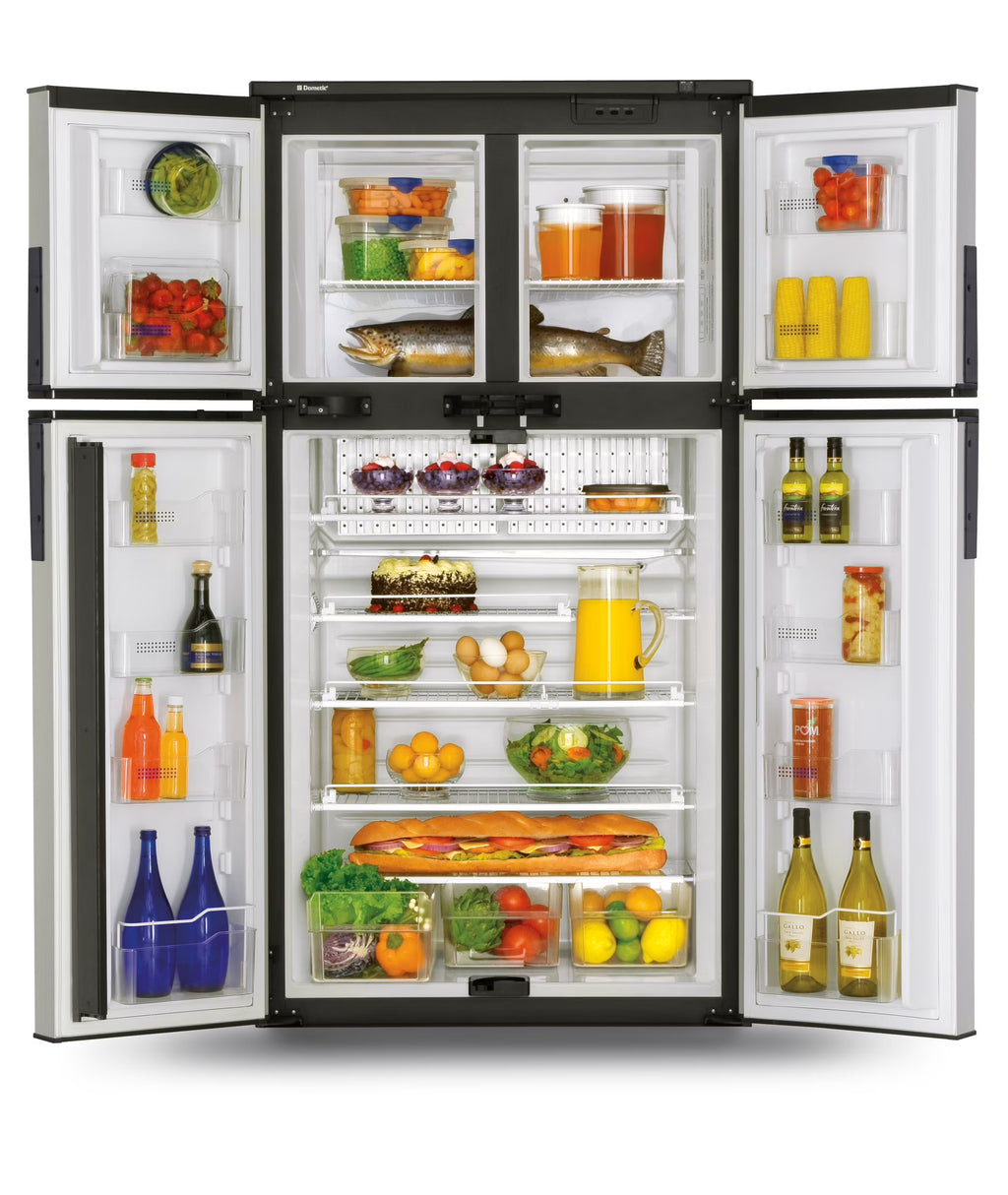 4 Door RV Refrigerator Stainless Steel with Ice Maker P332156