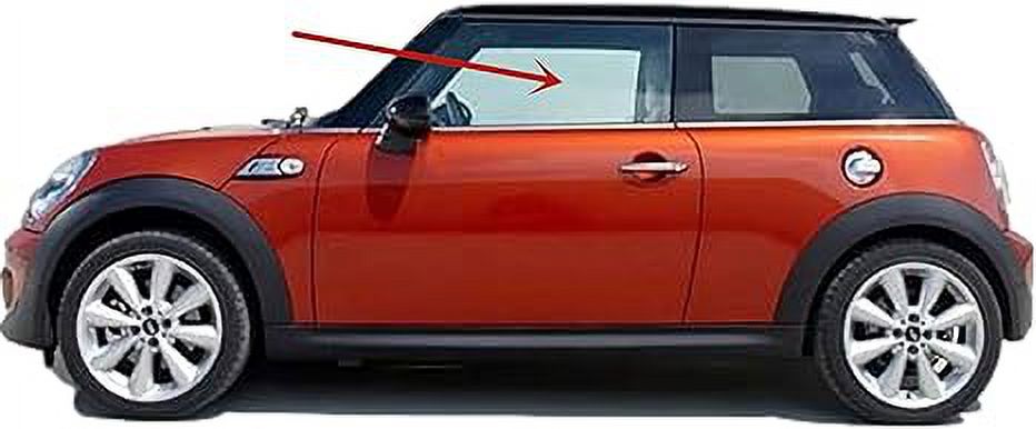 Left Side Door Window Glass Compatible with Mini Cooper 2 Door Hatchback 2007-2015 J551