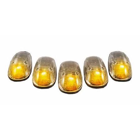 Super White Cab Roof Light Lens, 5-Piece Kit K71589