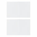 White PE Party Tent Sidewall 2 pcs with Zipper H33369