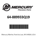 Mercury Str Z/T Kit 19 ft O779