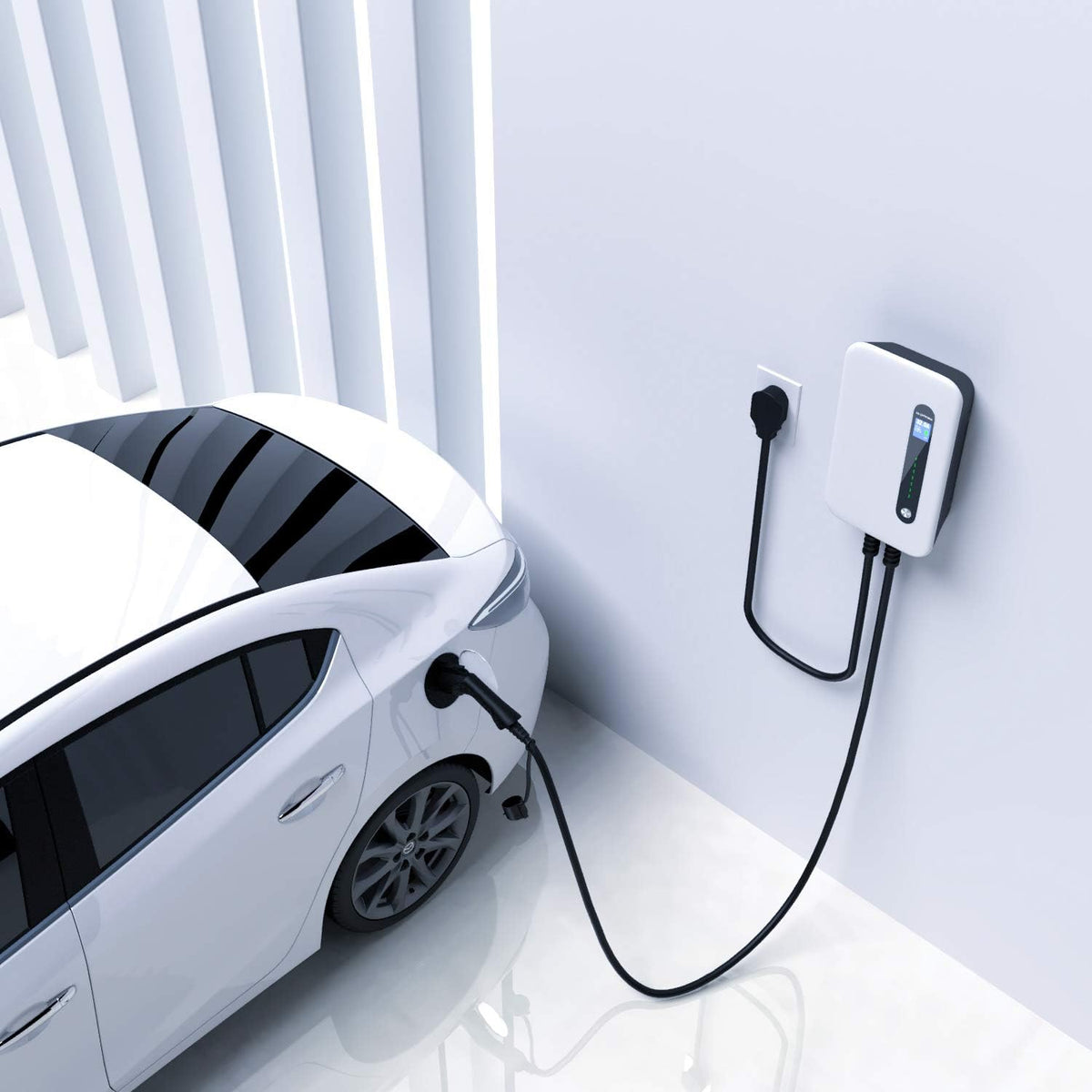 40A EV Charger Level 2 Station with 20ft Charging Cable G7247
