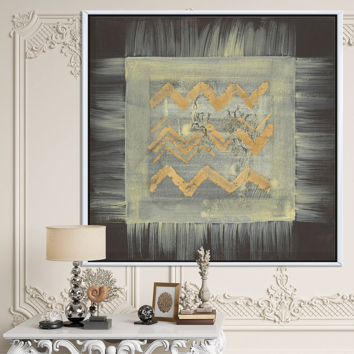 Black Framed Canvas Y971295