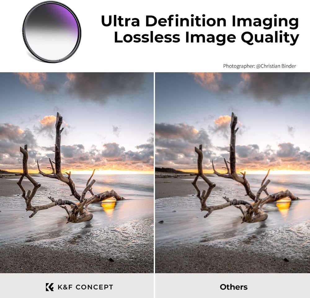 67mm 3 Stop Soft Graduated Neutral Density Lens Filter Pack of 2 M374114