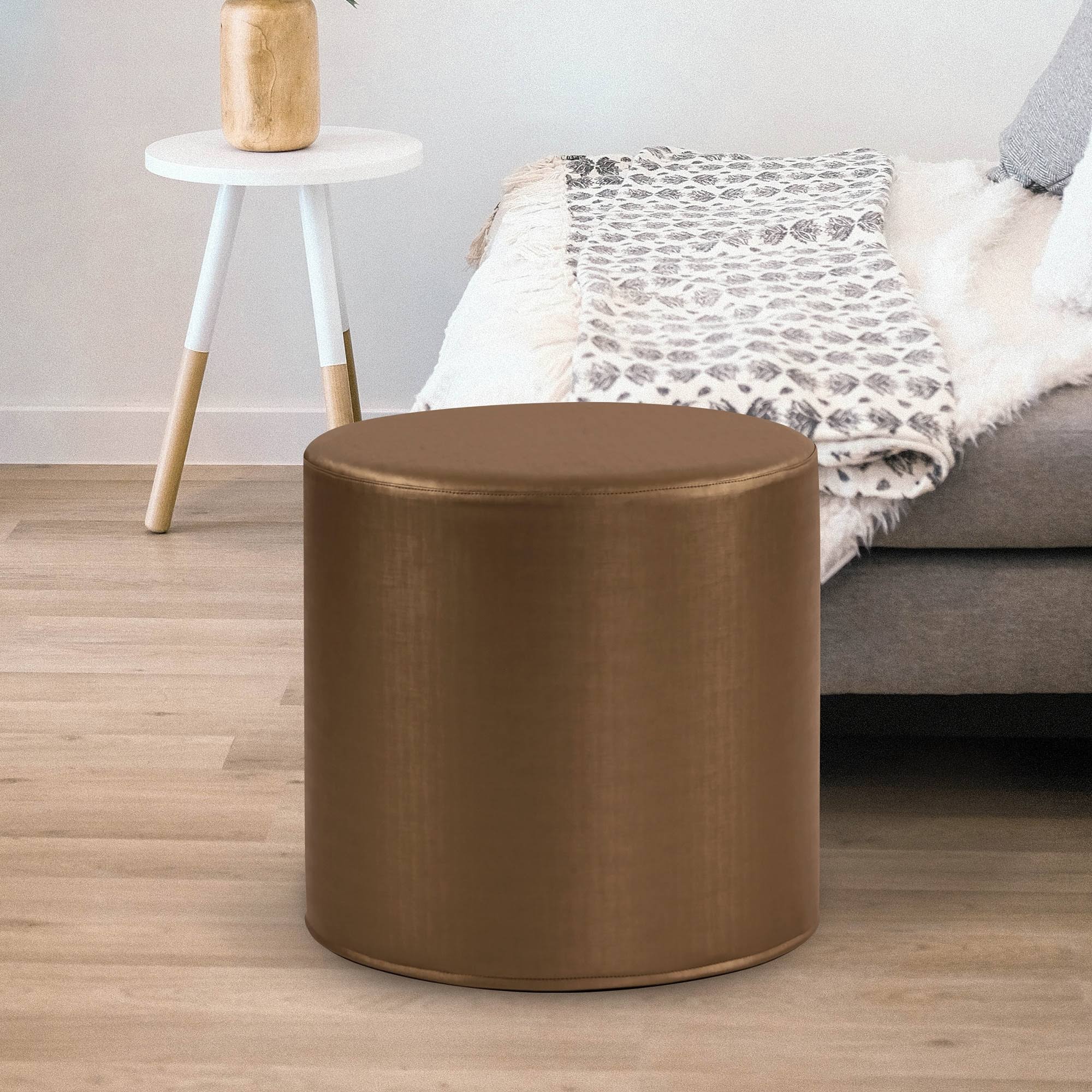Gold Cylinder Ottoman R89442