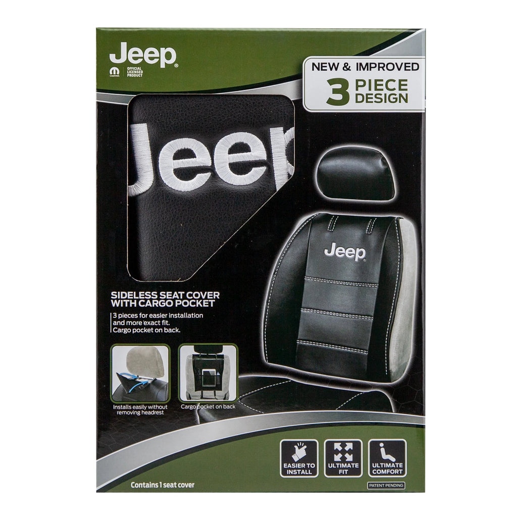 Black Vinyl Universal Fit Automotive Seat Cover F55046