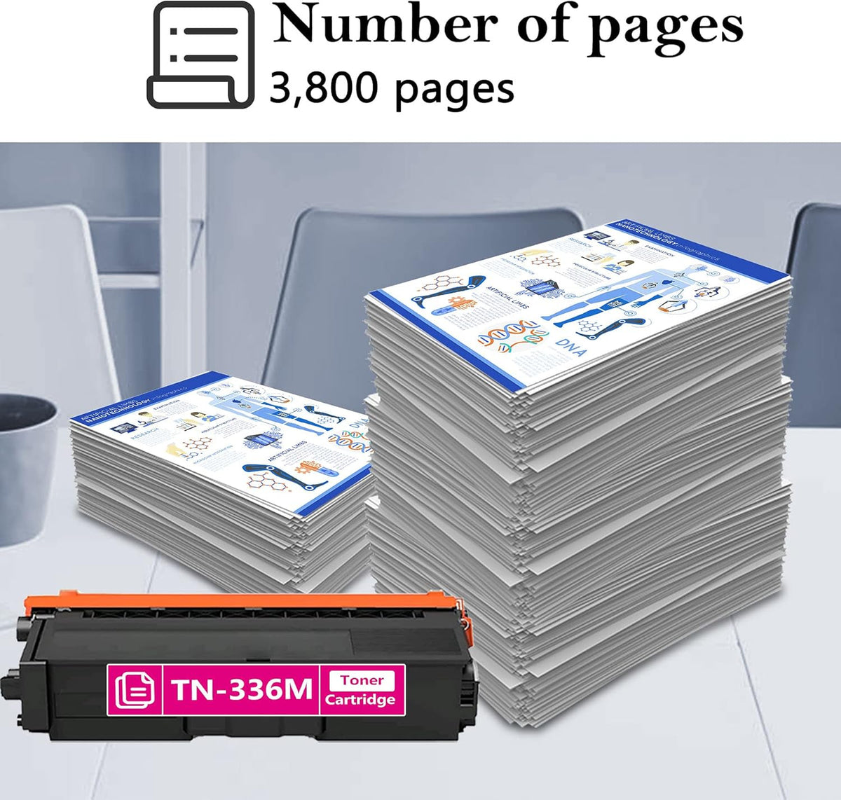 Magenta Toner Cartridge 2 Pack K1108