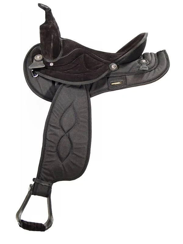 Black Cordura Saddle 14inch E39158