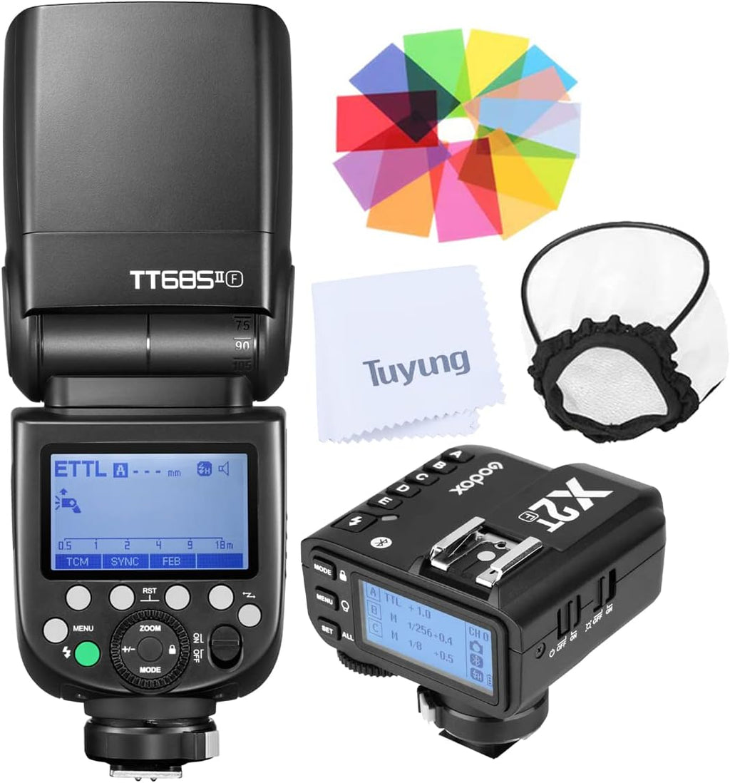 TTL GN60 2.4GHz Wireless Flash Speedlite with Flash Trigger Transmitter H857866