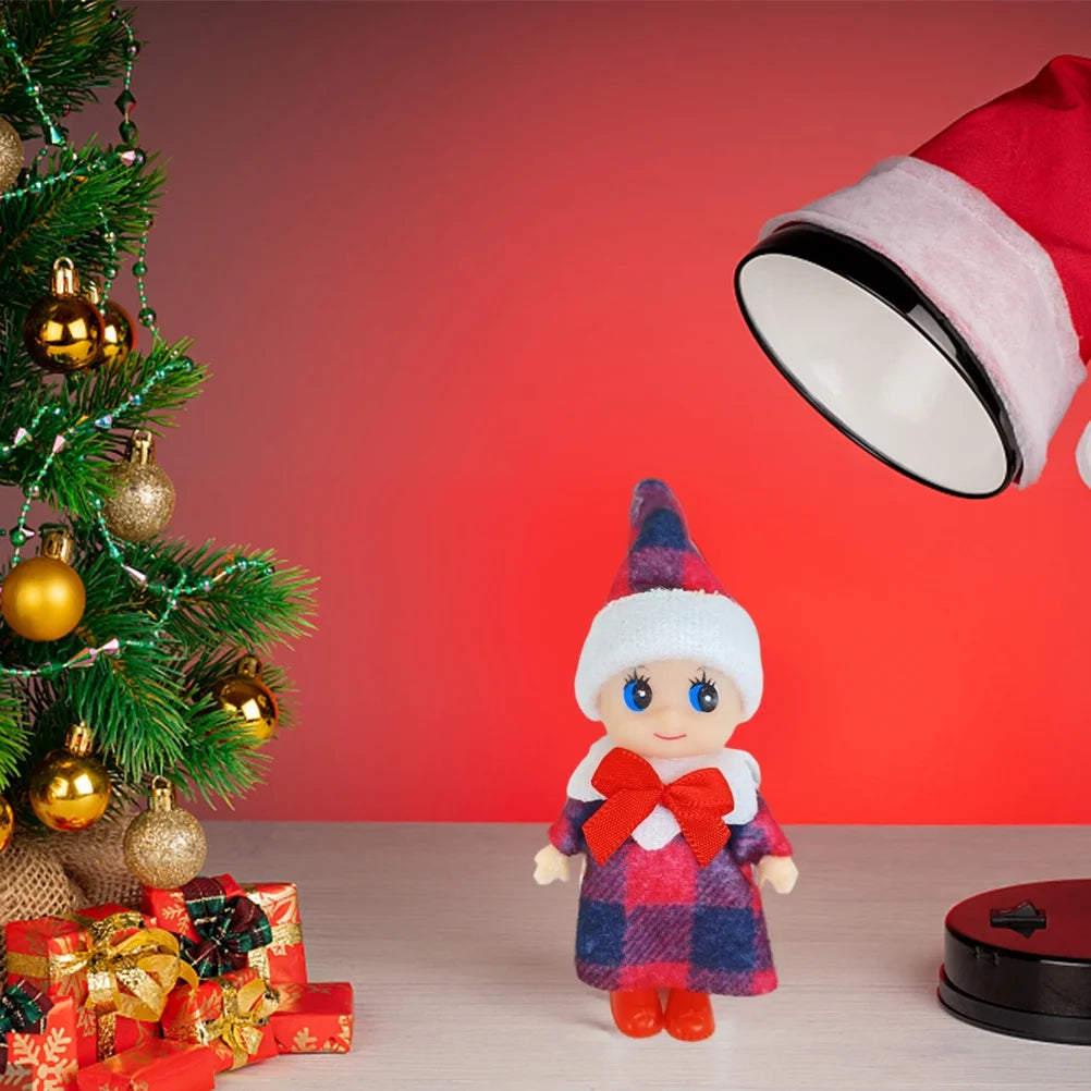 4 Pcs Christmas Elf Doll Toys D4788
