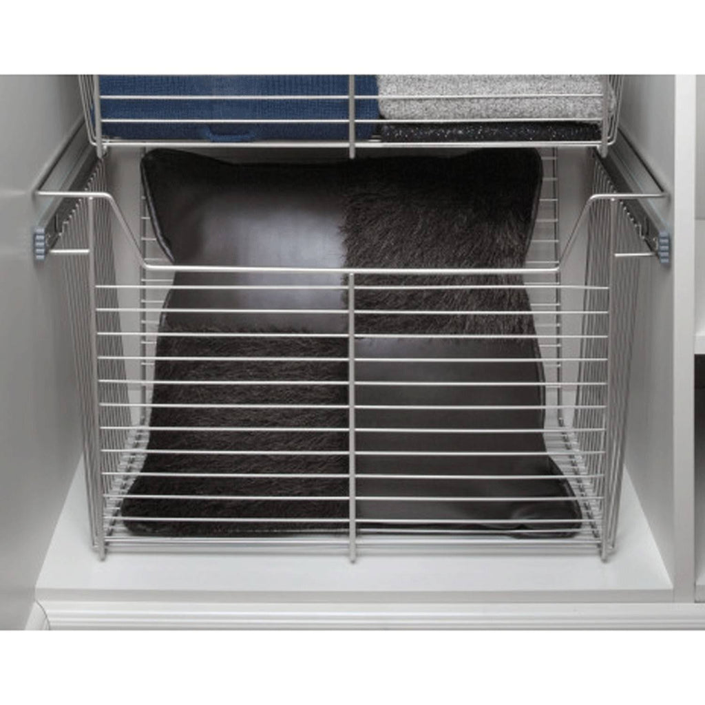 18x22 Satin Nickel Closet Basket 3 Pack D515208