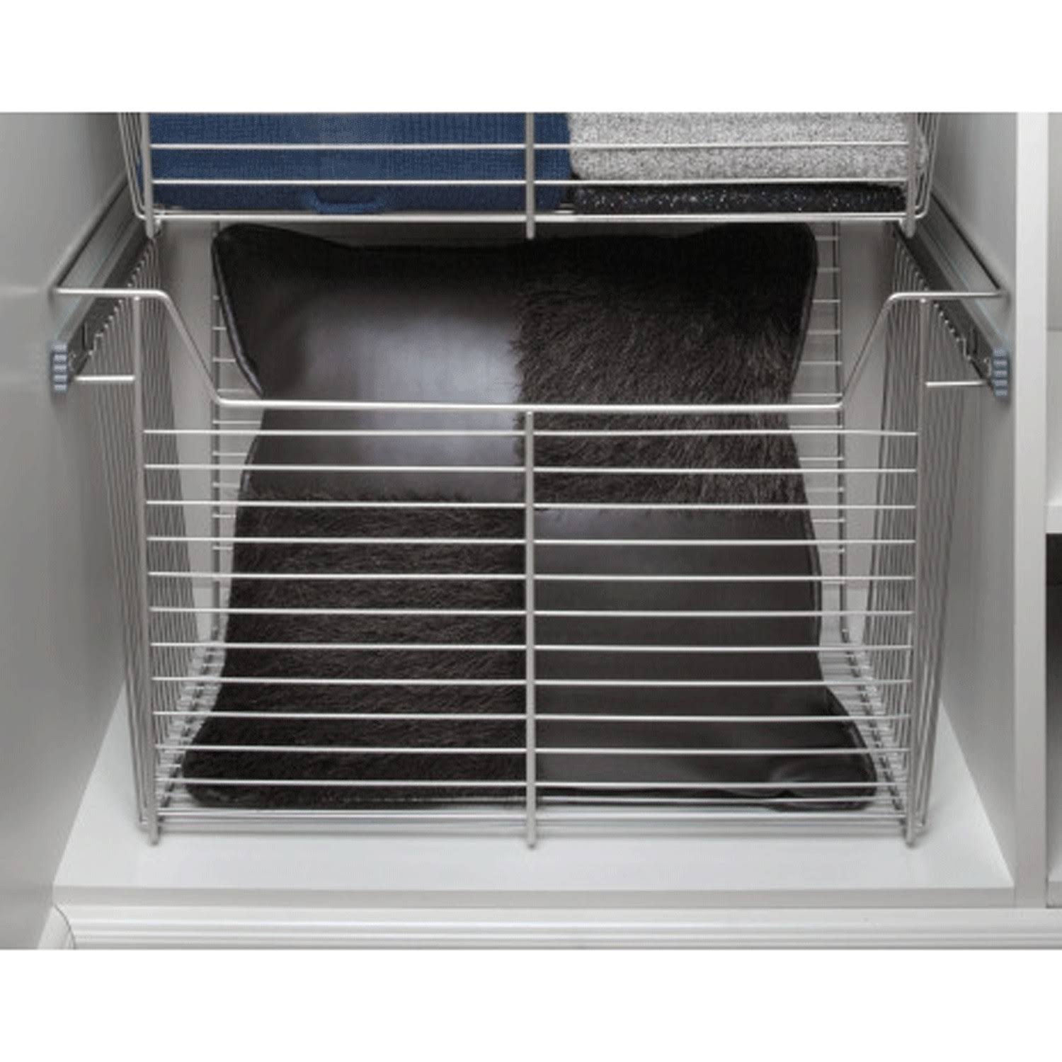 18x22 Satin Nickel Closet Basket 3 Pack D515208