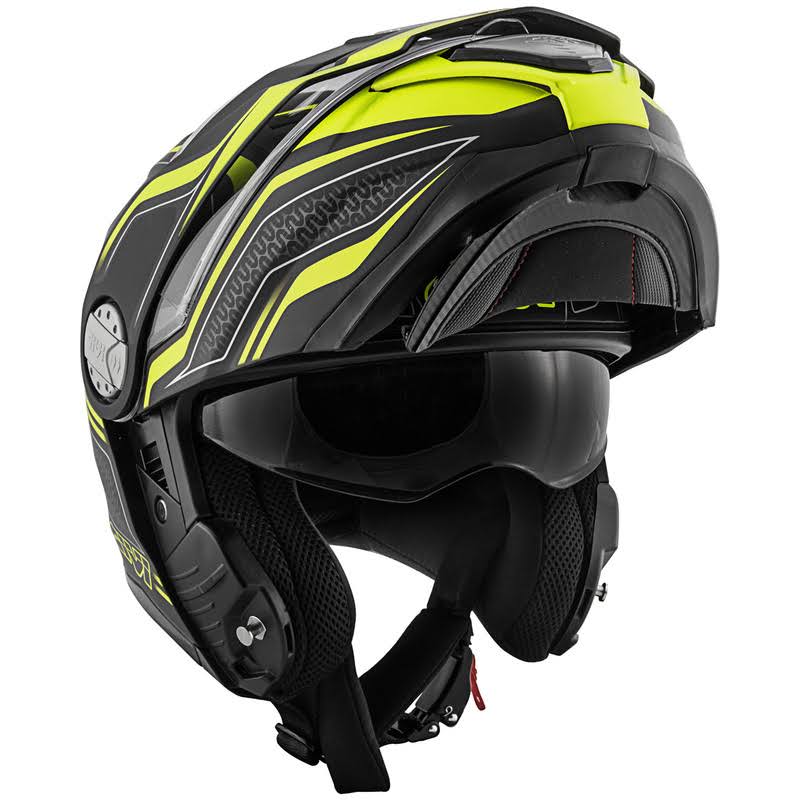 Helmet X.33 Matt Black / Yellow Size XXL H7360