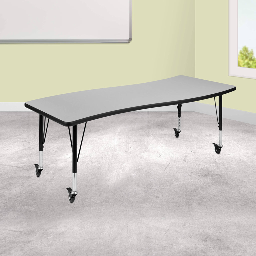 Mobile Rectangular Collaborative Activity Table F505