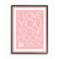 Pink White Border Black Framed Wall Art G74962