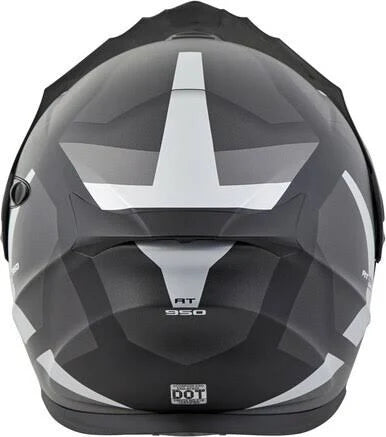 Matte Black Dual Lens Helmet S814