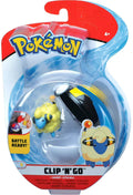 Pokémon Clip N Go Mareep and Ultra Ball Action Figure L2436