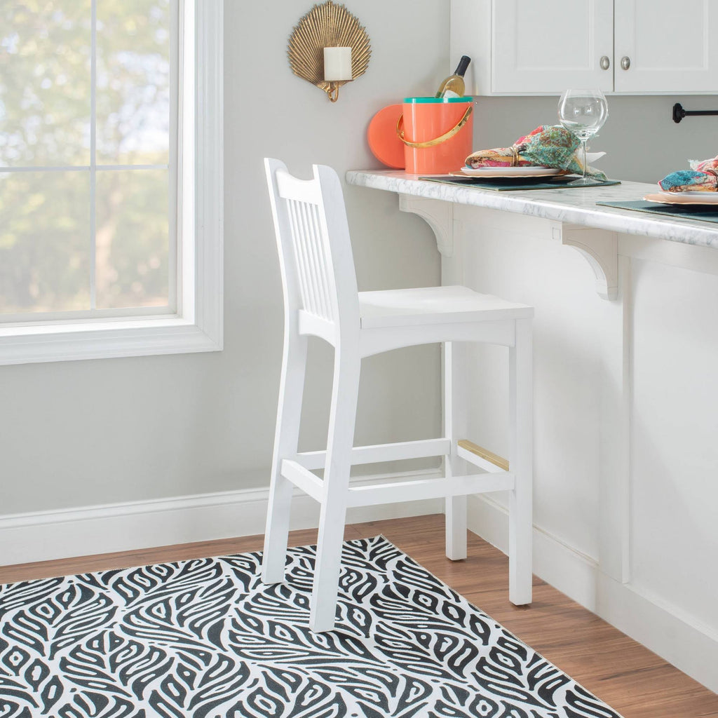 White Leola Barstools Set of 2 Q74098
