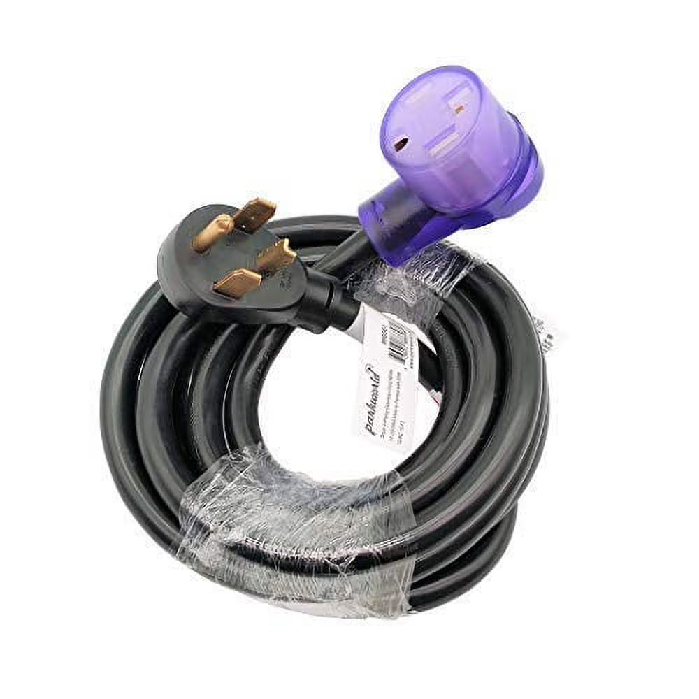Dryer 4 Prong 30A Extension Cord NEMA 14-30P to 14-30R, 15FT K12167
